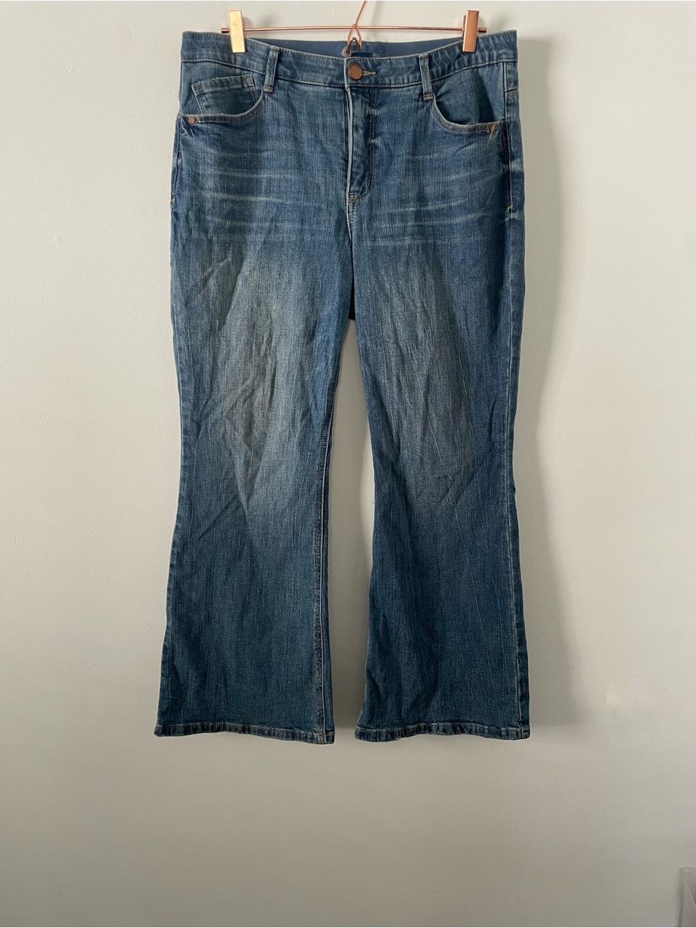 Democracy Ab Solution Slimming Bootcut Denim Jeans Size 12 Petite